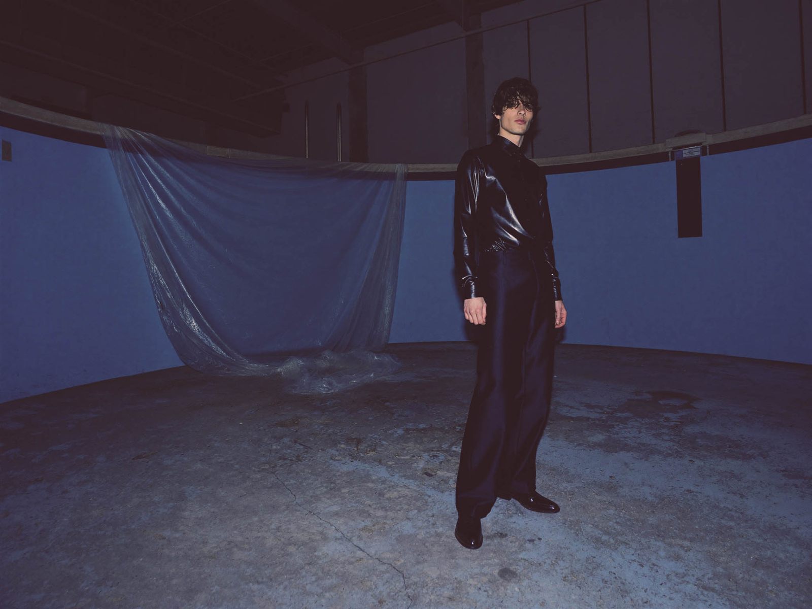 Chromogen at minus two stops: the film's own underexposed palette, violet and thin